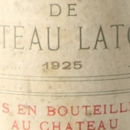 1925年のワイン