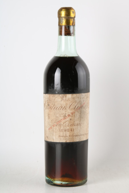 シャトー クリマン(CHÂTEAU CLIMENS) 1924