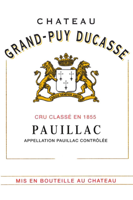 シャトー・グラン・ピュイ・デュカス(CHÂTEAU GRAND PUY DUCASSE) 1955