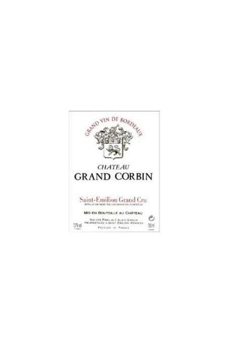 シャトー・グラン・コルバン(CHÂTEAU GRAND CORBIN) 1989