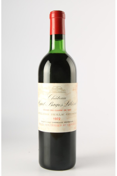 シャトー・オー・バジュ・リベラル(Château Haut Bages Liberal) 1972