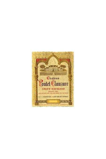 シャトー・ポンテ・クロジュール(CHÂTEAU PONTET CLAUZURE) 1970