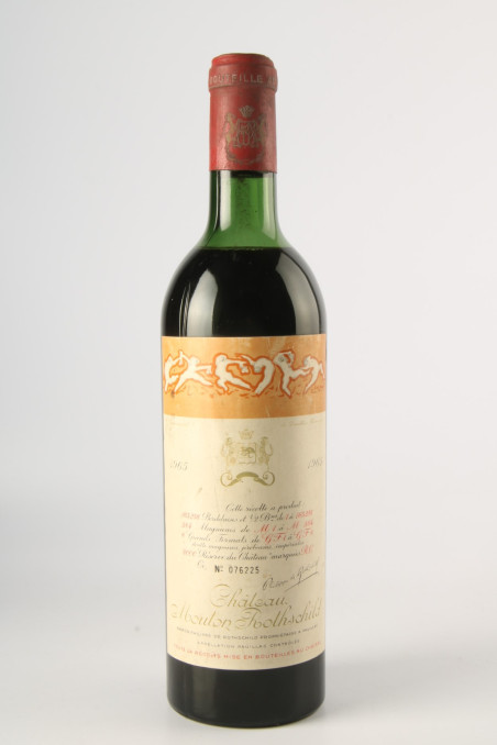 シャトー・ムートン・ロートシルト(CHÂTEAU MOUTON ROTHSCHILD) 1965
