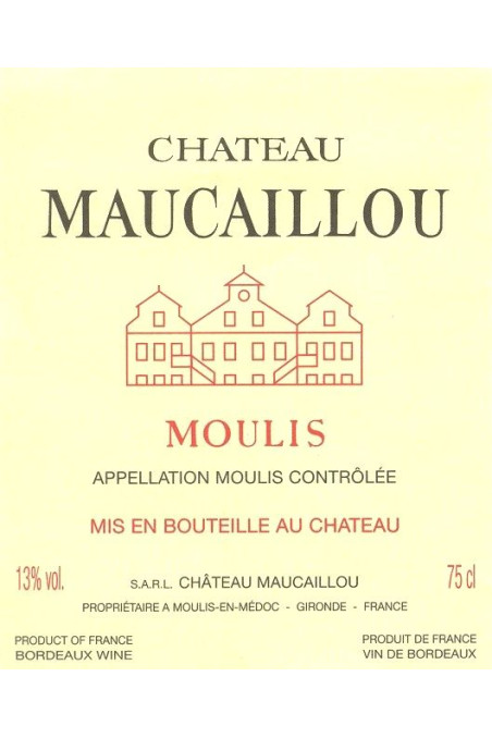 シャトー・モコイユ(Château Maucaillou) 1989