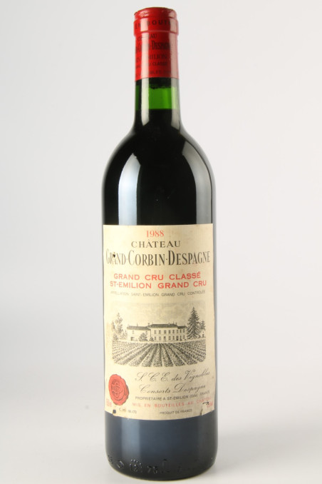 シャトー・グラン・コルバン・デスパーニュ(CHÂTEAU GRAND CORBIN DESPAGNE) 1988