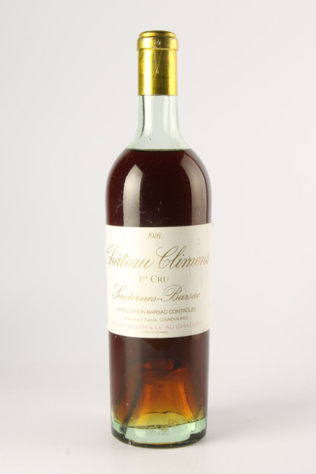 シャトー・クリマン(CHÂTEAU CLIMENS) 1916