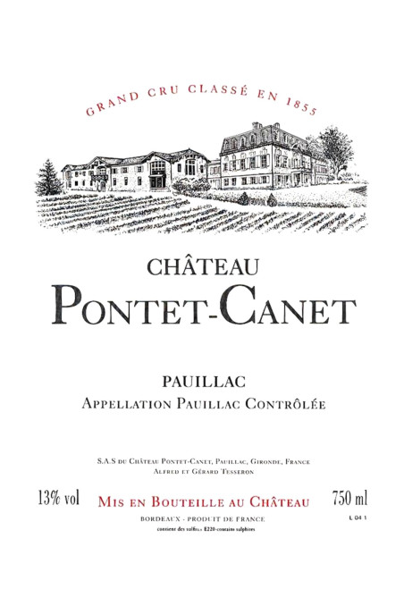 シャトー・ポンテ・カネ(CHÂTEAU PONTET CANET) 1955
