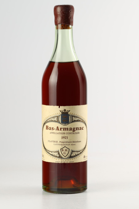 クラヴリー・バ・アルマニャック(CLAVERIE Bas Armagnac) 1923