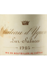 シャトー・ディケム(CHÂTEAU D'YQUEM) 1925