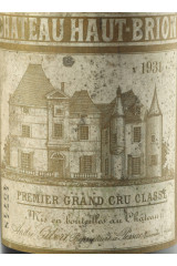 シャトー オー ブリオン(CHÂTEAU HAUT BRION) 1931