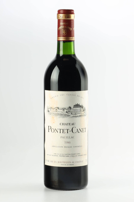 シャトー・ポンテ・カネ(CHÂTEAU PONTET CANET)1986