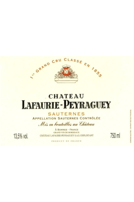 シャトー・ラフォーリー・ペイラゲ(CHÂTEAU LAFAURIE PEYRAGUEY) 1919