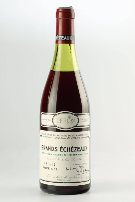 ドメーヌ・ド・ラ・ロマネ・コンティ(DOMAINE DE LA ROMANEE CONTI) 1982
