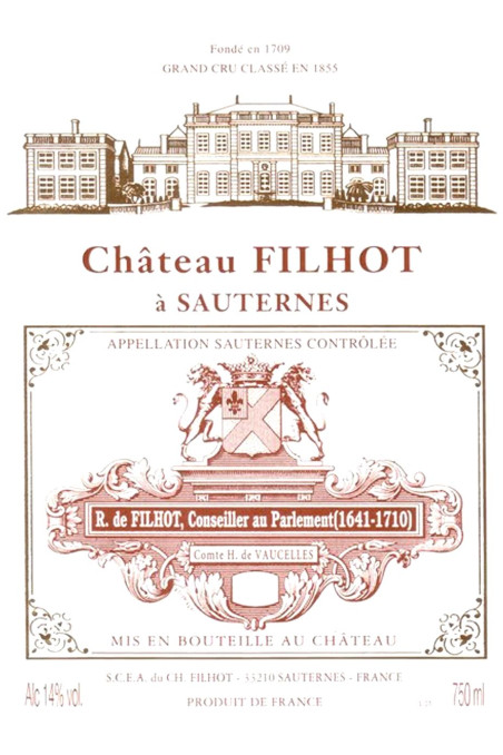 シャトー・フィロ(CHÂTEAU FILHOT) 1908