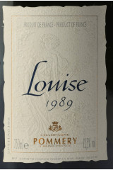 ポメリー(POMMERY) キュヴェ・ルイーズ(Cuvée Louise) 1989