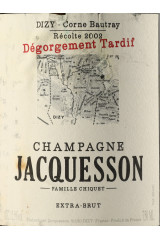 JACQUESSON DIZY CORNE BAUTRAY デゴルジュマン・タルディフ エクストラ ブリュット 2002