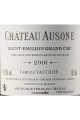 シャトー・オーゾーヌ(CHÂTEAU AUSONE) 2016