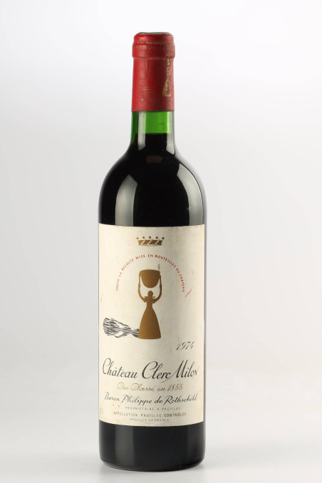 シャトー・クレール・ミロン(CHÂTEAU CLERC MILON) 1974