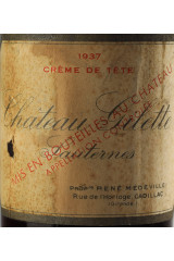 シャトー・ジレット・クレーム・ド・テート(CHÂTEAU GILETTE Crème de Tête) 1937
