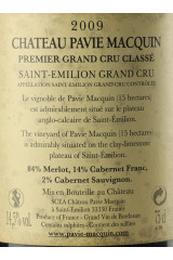 シャトー・パヴィ・マッカン(Château Pavie Macquin) 2009
