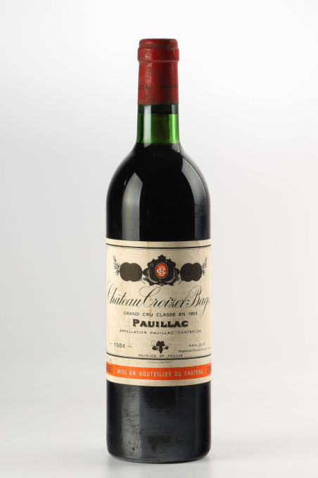 CHÂTEAU CROIZET BAGES 1984