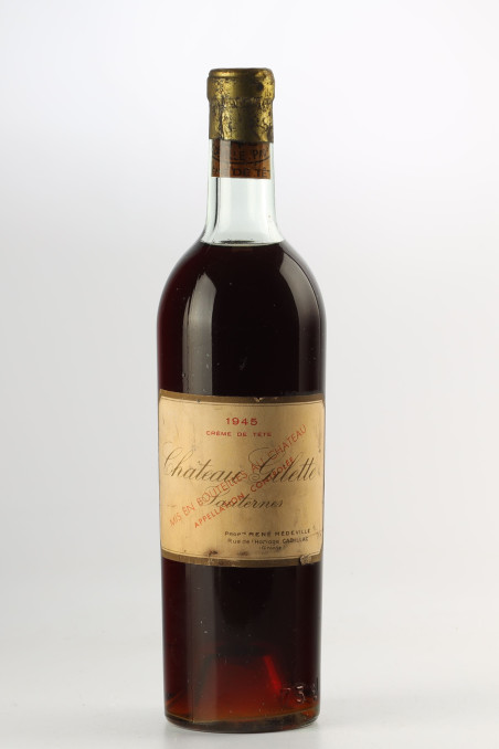 CHÂTEAU GILETTE(シャトー・ジレット) クレーム・ド・テット 1945