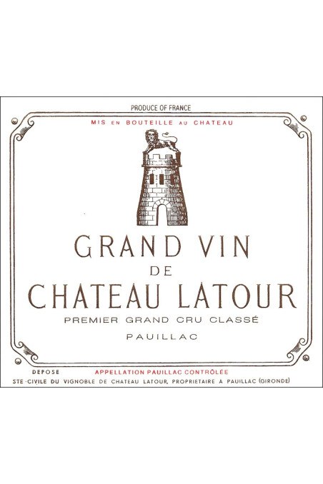 シャトー・ラトゥール(CHÂTEAU LATOUR) 1916