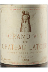 シャトー・ラトゥール(CHÂTEAU LATOUR) 1984