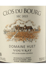 ドメーヌ・ユエ・クロ・デュ・ブール・セック(DOMAINE HUET Clos du Bourg Sec) 2023