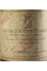 シャトー・ラフォリー・ペラゲ(CHÂTEAU LAFAURIE PEYRAGUEY) 1947