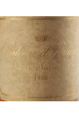 シャトー・ディケム(CHÂTEAU D'YQUEM) 1986