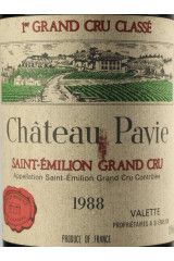 シャトー・パヴィ(Château Pavie) 1988