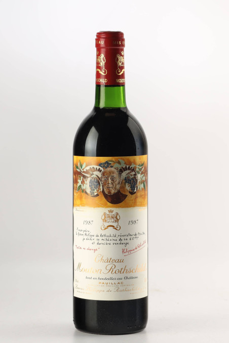 シャトー・ムートン・ロートシルト(CHÂTEAU MOUTON ROTHSCHILD) 1987