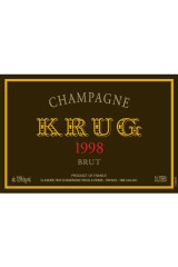KRUG ヴィンテージ・ブリュット 1998