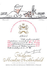 シャトー・ムートン・ロートシルト(CHÂTEAU MOUTON ROTHSCHILD) 1955年