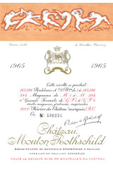 シャトー・ムートン・ロートシルト(CHÂTEAU MOUTON ROTHSCHILD) 1965
