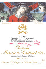 シャトー・ムートン・ロートシルト(CHÂTEAU MOUTON ROTHSCHILD) 1985