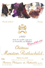 シャトー・ムートン・ロートシルト(CHÂTEAU MOUTON ROTHSCHILD) 1992