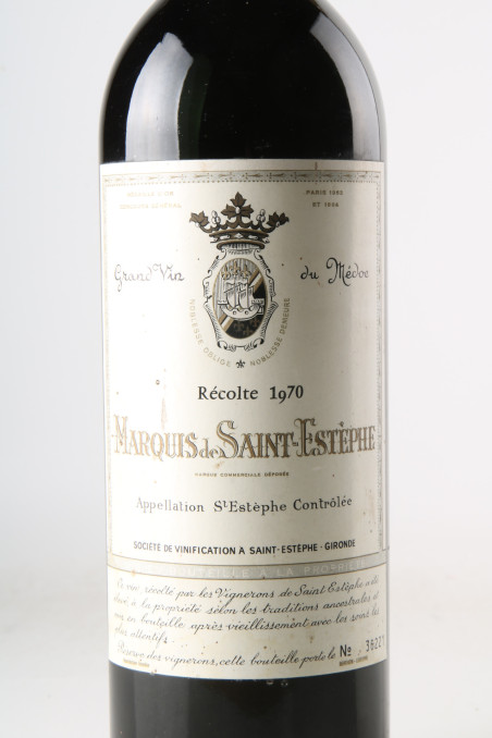 シャトー・マルキ・ド・サン・テステフ(CHÂTEAU MARQUIS DE SAINT ESTEPHE) 1970