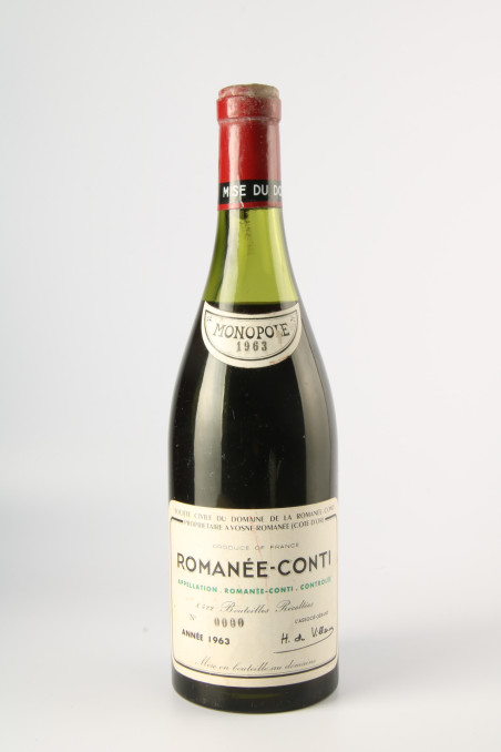 ドメーヌ・ド・ラ・ロマネ・コンティ(DOMAINE DE LA ROMANEE CONTI) 1963